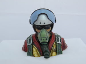 4101 Jet Pilot Bust Mask on with shades