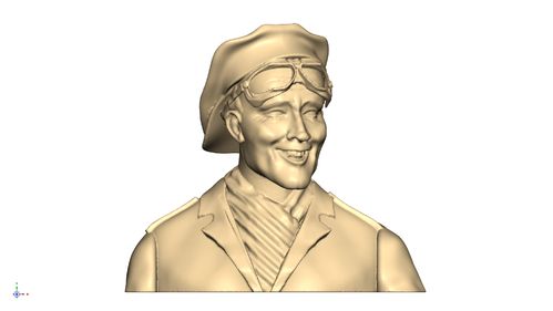 3103 Civil Leisure Male pilot bust with cap reversed
